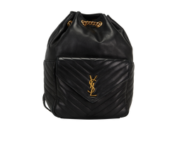 Joe Backpack, Leather, Black, 0622, DB, 2*